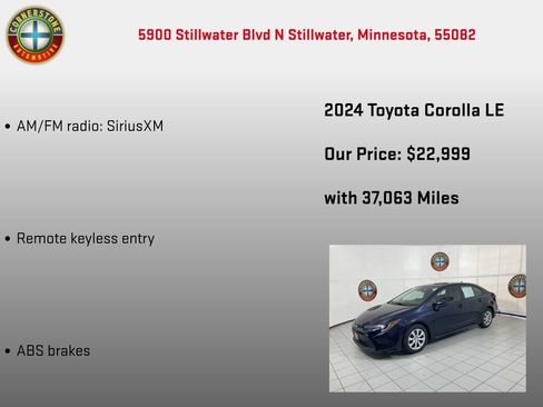 Used 2024 Toyota Corolla LE FWD image 5