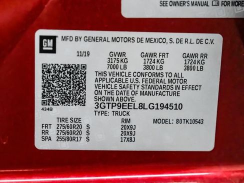 Used 2020 GMC Sierra 1500 AT4 w/ AT4 Premium Package AWD/4WD image 59