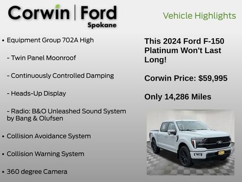Certified 2024 Ford F150 Platinum image 7