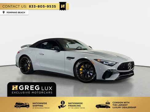 Used 2022 Mercedes-Benz SL 63 AMG 4MATIC w/ AMG Aerodynamic Package image 1