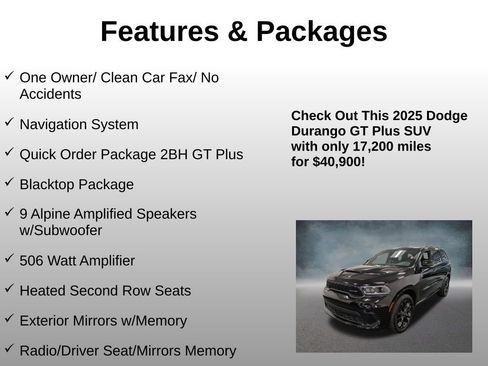 Used 2025 Dodge Durango GT AWD/4WD image 4