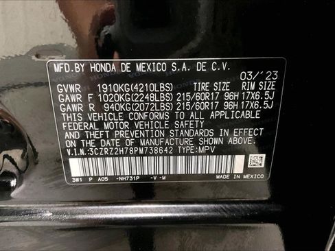 Used 2023 Honda HR-V EX-L image 43