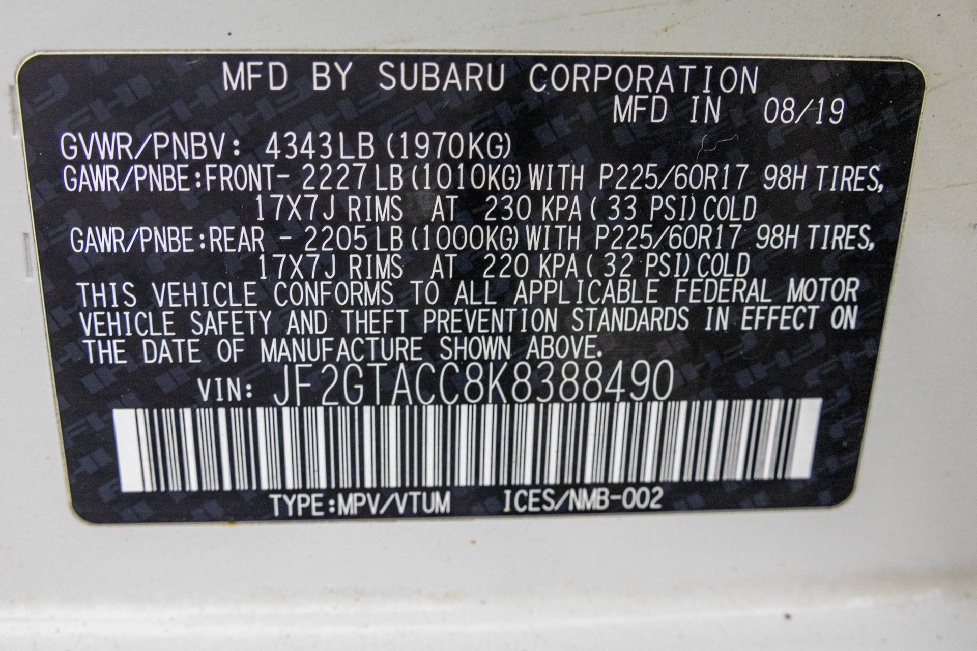 Used 2019 Subaru Crosstrek 2.0i Premium AWD/4WD image 52