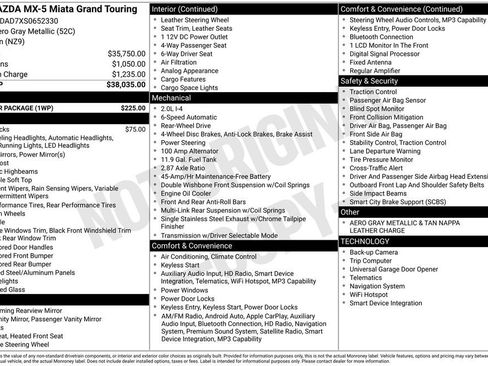 Certified 2025 MAZDA MX-5 Miata Grand Touring w/ Weather Package image 26