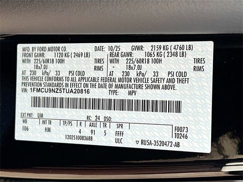 New 2026 Ford Escape ST-Line Select w/ Tech Pack #2 image 21