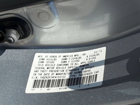 Used 2015 Honda Accord LX image 15