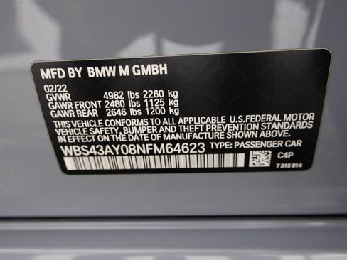 Used 2022 BMW M3 Competition w/ Executive Package image 48