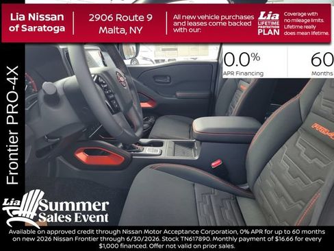 New 2026 Nissan Frontier PRO-4X w/ Pro-4x Convenience Package AWD/4WD image 16