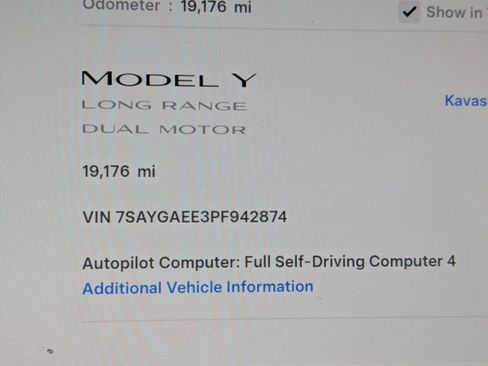 Used 2023 Tesla Model Y Long Range AWD/4WD image 11
