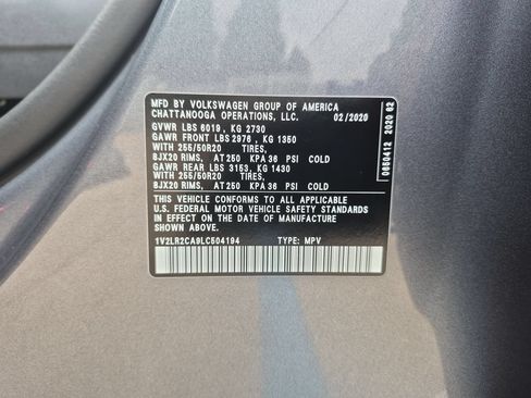 Used 2020 Volkswagen Atlas SE w/ Panoramic Sunroof Package AWD/4WD image 35