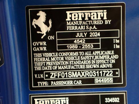 Certified 2024 Ferrari 296 GTS RWD image 38