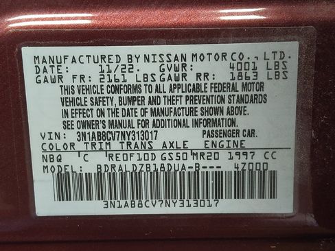 Used 2022 Nissan Sentra SV w/ SV Premium Package FWD image 33