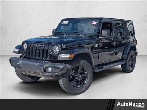 Used 2020 Jeep Wrangler Unlimited Sahara image 1