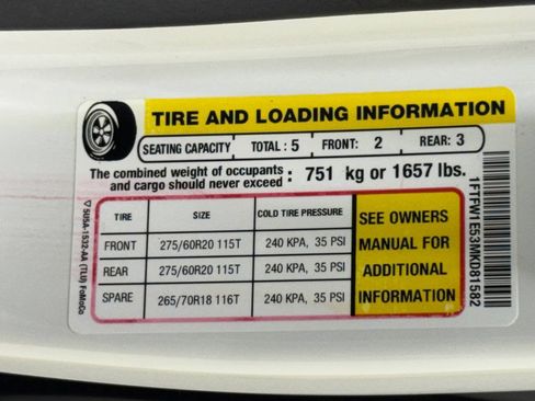 Used 2021 Ford F150 Lariat w/ Equipment Group 502A High AWD/4WD image 99