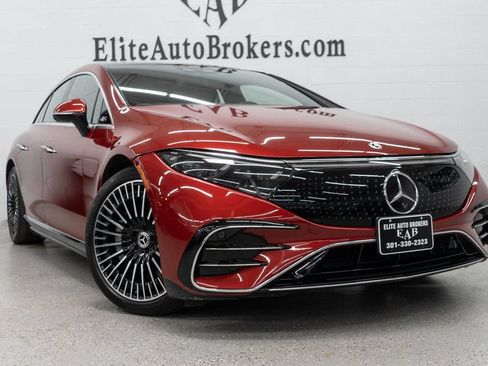 Used 2023 Mercedes-Benz EQS 450+ 4MATIC Sedan w/ AMG Line Exterior Package image 7