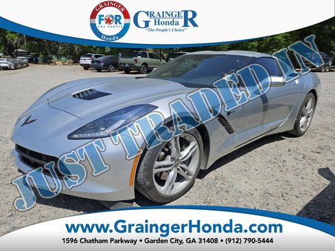 Used 2017 Chevrolet Corvette Stingray Coupe w/ Carbon Flash Badge Package image 1