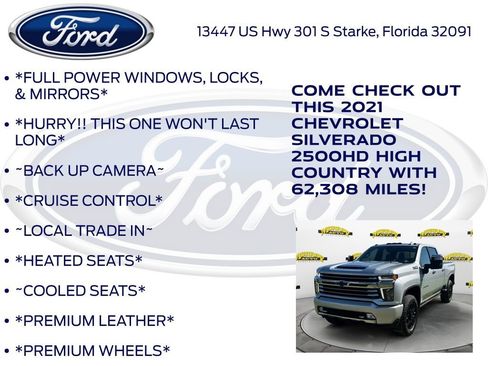 Used 2021 Chevrolet Silverado 2500 High Country w/ Z71 Off-Road Package image 10