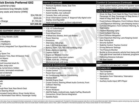 New 2026 Buick Envista Preferred image 5