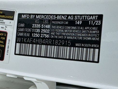 Certified 2024 Mercedes-Benz C 300 4MATIC Sedan image 26