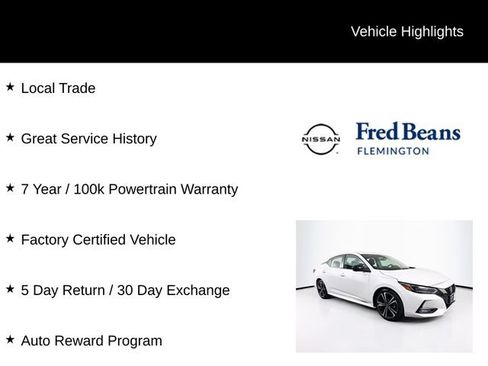 Certified 2023 Nissan Sentra SR w/ SR Premium Package FWD image 6