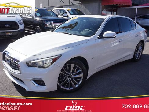Used 2018 INFINITI Q50 Luxe w/ Cargo Package (L95) RWD image 1