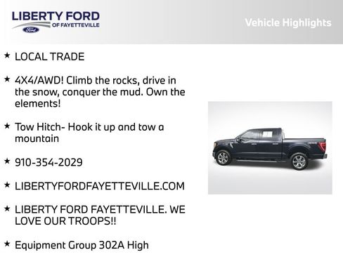 Used 2021 Ford F150 XLT w/ Equipment Group 302A High image 5