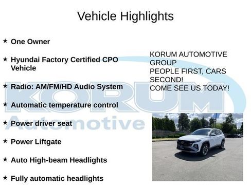 Certified 2025 Hyundai Tucson SEL AWD/4WD image 4