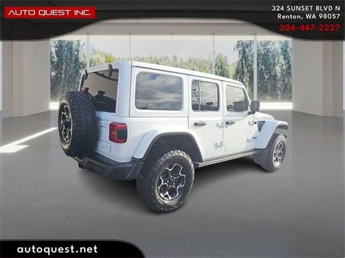 Used 2021 Jeep Wrangler Unlimited Rubicon 4xe w/ Steel Bumper Group image 5