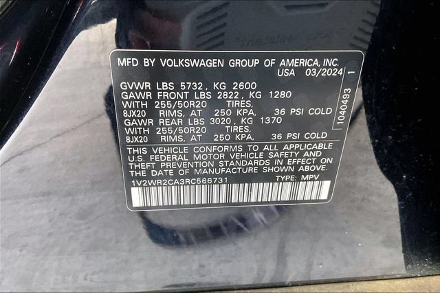 Used 2024 Volkswagen Atlas SE FWD image 14