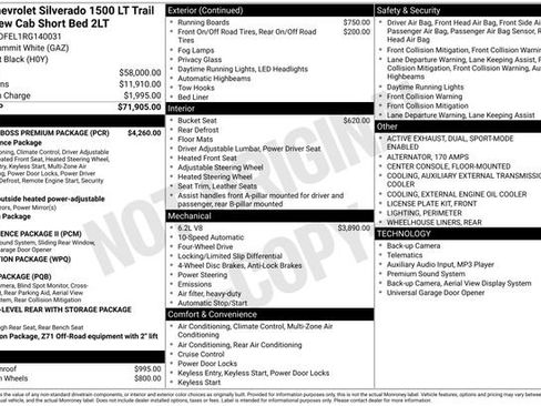 Used 2024 Chevrolet Silverado 1500 LT Trail Boss w/ LT Trail Boss Premium Package AWD/4WD image 10