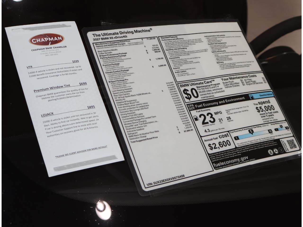 New 2027 BMW X6 xDrive40i w/ Climate Comfort Package AWD/4WD image 24