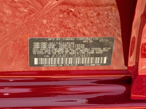 Certified 2025 Subaru Impreza 2.0i Sport AWD/4WD image 37
