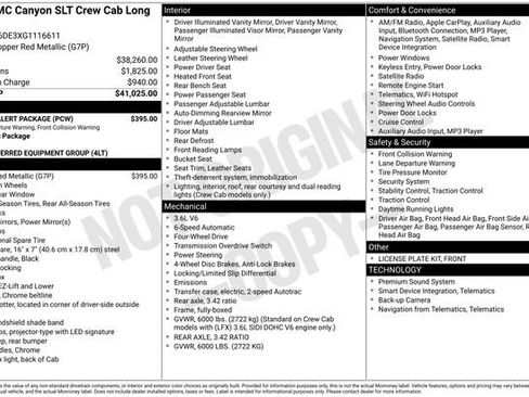 Used 2016 GMC Canyon SLT w/ Driver Alert Package image 15