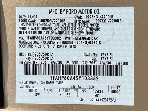 Used 2005 Ford Thunderbird image 44