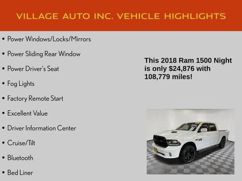 Used 2018 RAM 1500 Sport w/ Quick Order Package 27Q Night image 14