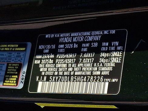 Used 2017 Hyundai Santa Fe Sport w/ 2.4L Tech Package 04 AWD/4WD image 29