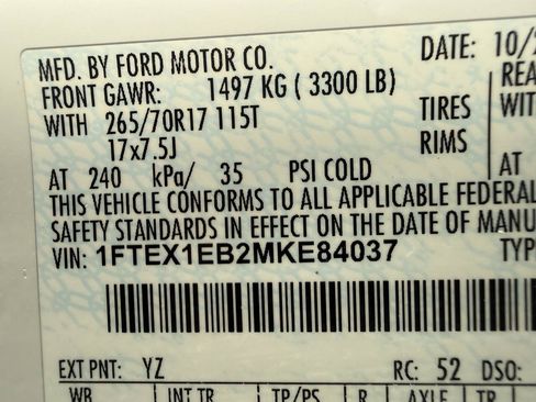Used 2021 Ford F150 XL w/ Equipment Group 101A High AWD/4WD image 30