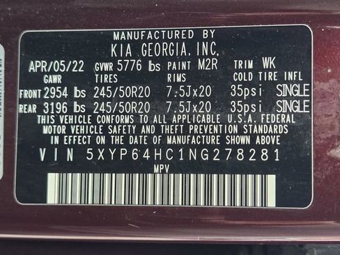 Used 2022 Kia Telluride S FWD image 35
