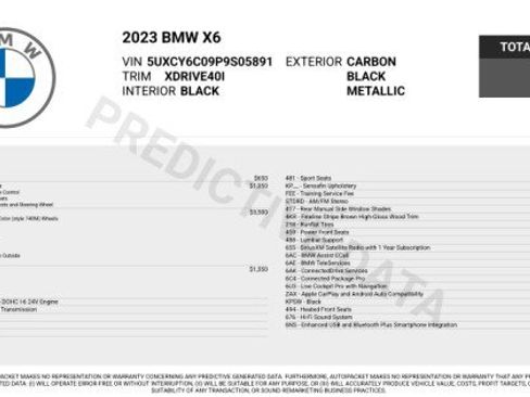 Used 2023 BMW X6 xDrive40i AWD/4WD image 3