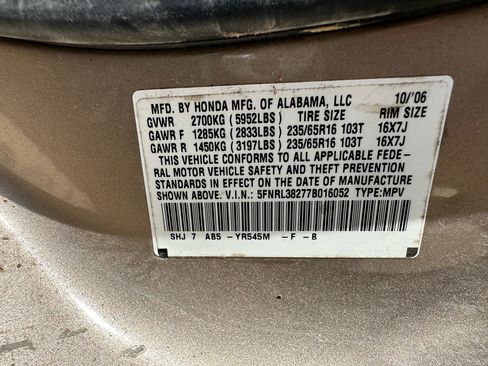 Used 2007 Honda Odyssey LX image 21