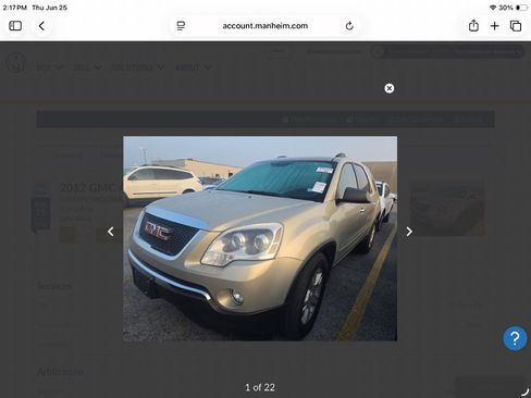 Used 2012 GMC Acadia SLE FWD image 1