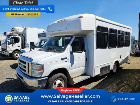 Used 2012 Ford E-350 and Econoline 350 Super Duty w/ Shuttle Bus Prep Pkg image 3