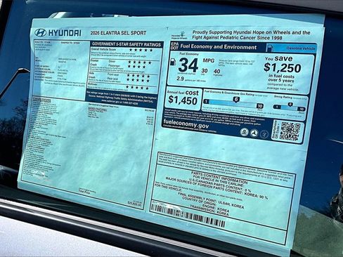 New 2026 Hyundai Elantra Sport image 13