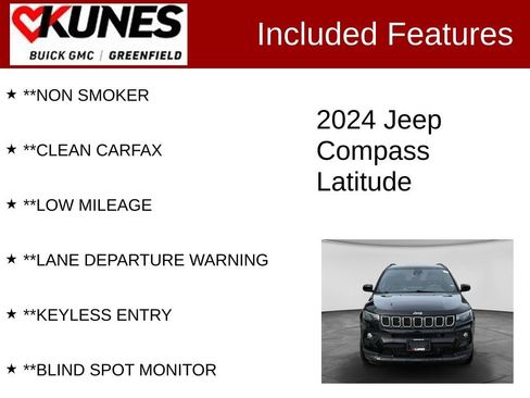 Used 2024 Jeep Compass Latitude AWD/4WD image 3