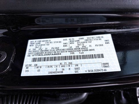 Used 2024 Ford F150 XLT w/ Equipment Group 302A MID AWD/4WD image 40
