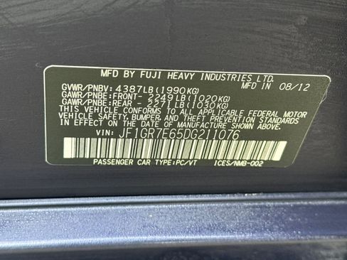 Used 2013 Subaru Impreza WRX Hatchback w/ Popular Pkg 1 image 27