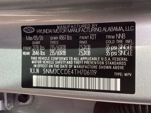 New 2026 Hyundai Tucson SEL AWD/4WD image 22