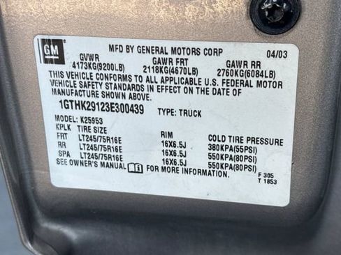 Used 2003 GMC Sierra 2500 SLT w/ SLT Preferred Equipment Group AWD/4WD image 25