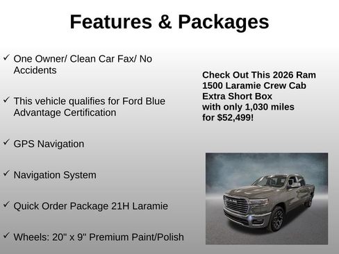 Used 2026 RAM 1500 Laramie AWD/4WD image 4