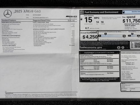 Used 2025 Mercedes-Benz G 63 AMG 4MATIC image 4